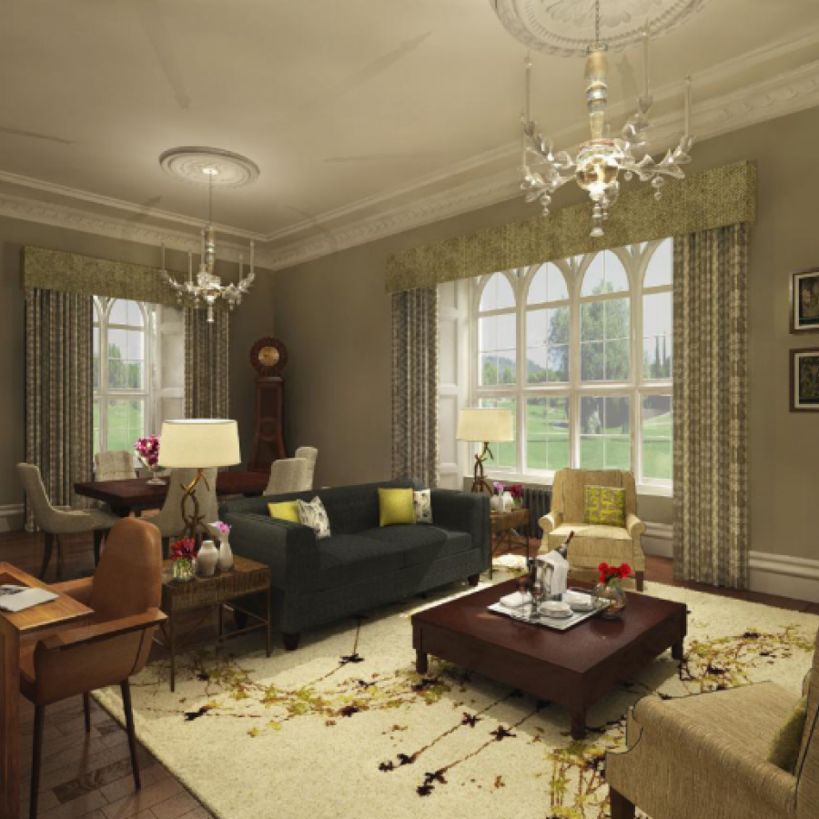 120723 The Presidential Suite Living Area